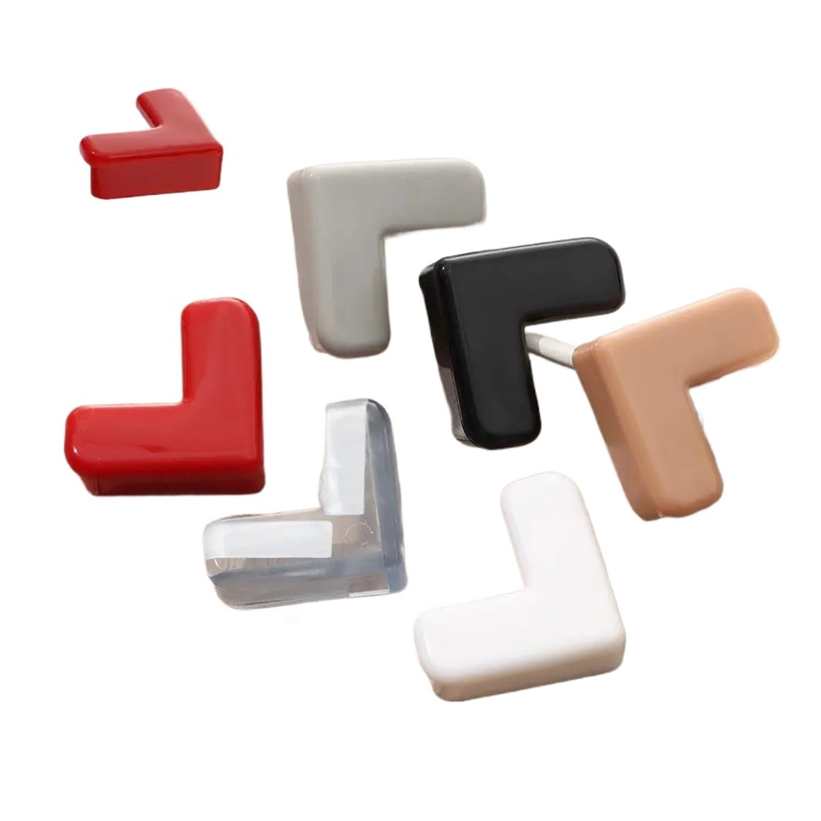 Protectores de Esquinas para mesas, Seguridad Infantil, 4 Piezas, PVC Suave, autoadhesivos, para Escritorio.