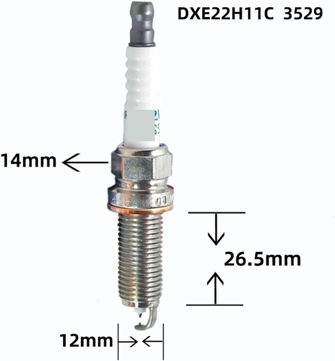 4PCS iridium platinum spark plugs DXE22H11C 3529 oe 22401-6CT7C