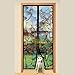 Total Vision Butterfly Pattern - Quick Install Mesh Magnetic Screen 40” x 85.5” - Helps Keep Bugs & Insects Out - Perfect for Single Doors Leading to your Porch or Patio - Folds for Easy Storage