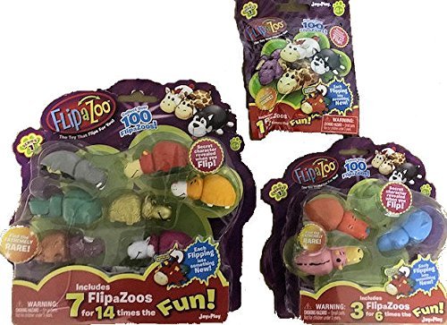 Jay at Play Flip A Zoo Series 1 Gift Pack Includes (1) 7 Pack, (1) 3 Pack and (1) Blind