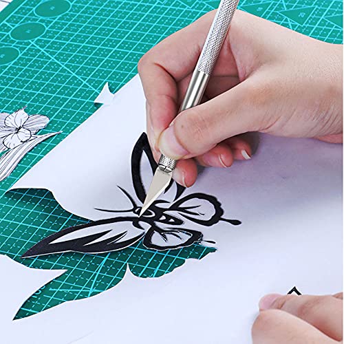 image for Jneoace Exacto Knife Precision Carving Craft Hobby Knife Kit with 40 P