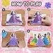 Poke Art Princess Kit Gift 10 Pcs Set,Crafts For Kids Ages 4-8, Diy Craft Kits With & Arts And Crafts For Kids.4, 5, 6, 7, 8, 9,10 Christmas Thanksgiving Birthday Gift Stitch Gifts For Girls