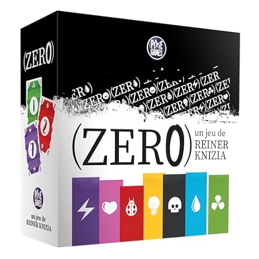PIXIEGAMES | Cero - Juego de Cartas Familiares | Observación, Combinaciones & Bluff | Juego Rápido para Toda la Familia | 2 a 5 Jugadores | Desde 8 Años | Versión Francesa | Ya disponible en tu tienda friki favorita! En mundofriki.es!