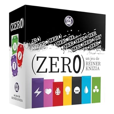 PIXIEGAMES | Cero - Juego de Cartas Familiares | Observación, Combinaciones & Bluff | Juego Rápido para Toda la Familia | 2 a 5 Jugadores | Desde 8 Años | Versión Francesa | Ya disponible en tu tienda friki favorita! En mundofriki.es!