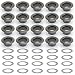 CRAFTMEmore 1/4" Hole Size 100 Sets Gunmetal Black Metal Grommets Eyelets with Washers for Bead Cores, Clothes, Leather, Canvas (Gunmetal)