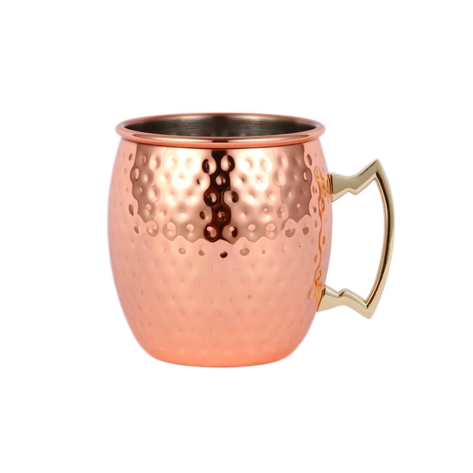 HASMI Coffee Cup Cocktail Wine Cup Mug Stainless Steel Copper Plated Beer Cup Coffee Cup Drinkware Champagne Cup Tea Cup(Color:2), Dingzhebo2022