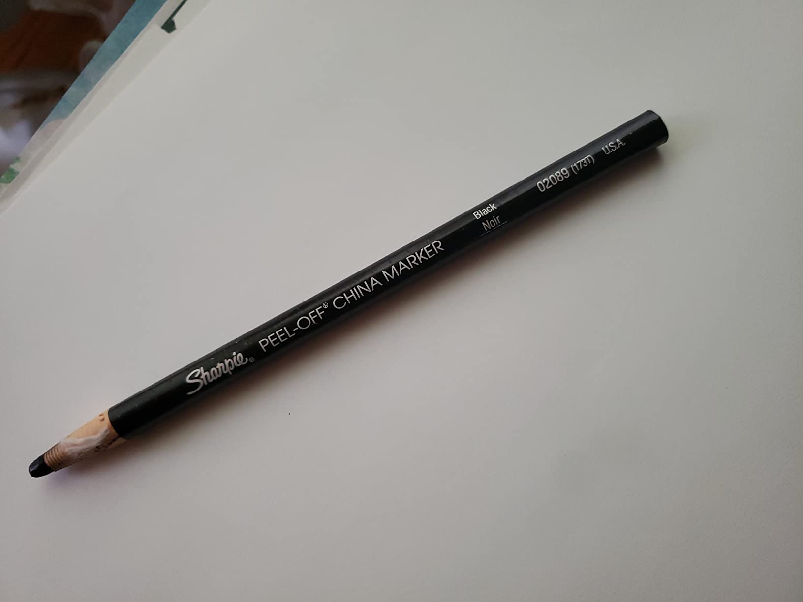 2/mo Finance Sharpie Peel Off China Marker, White, 12 Count Buy