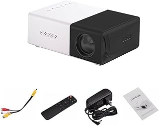 Portaflixx Pocket Projector 2.0, 2023 New Small Portable Projector, Eye Protection Gift for Children, LED Video Projector for Home Theater Movie Projector with HDMI USB Interfaces and Remote Control (