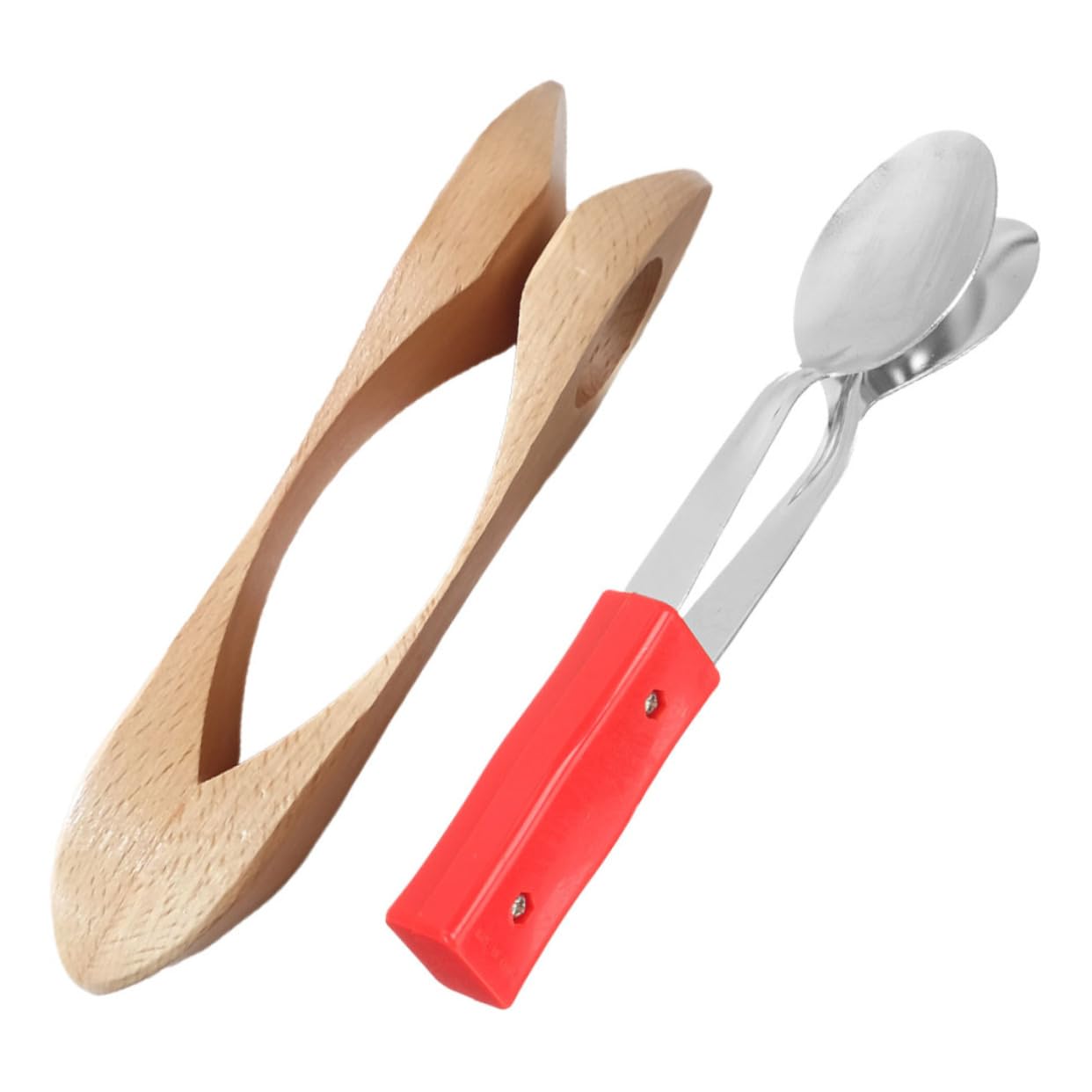 Yardwe Spoon Musical Instruments 2pcs Wooden Musical Spoons Educational Music Toys for Boys and Girls