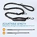 IOKHEIRA Multifunctional Leash with Car Seatbelt for Large, Medium Dogs, Adjustable, 4-6 FT Strong Bungee Leash