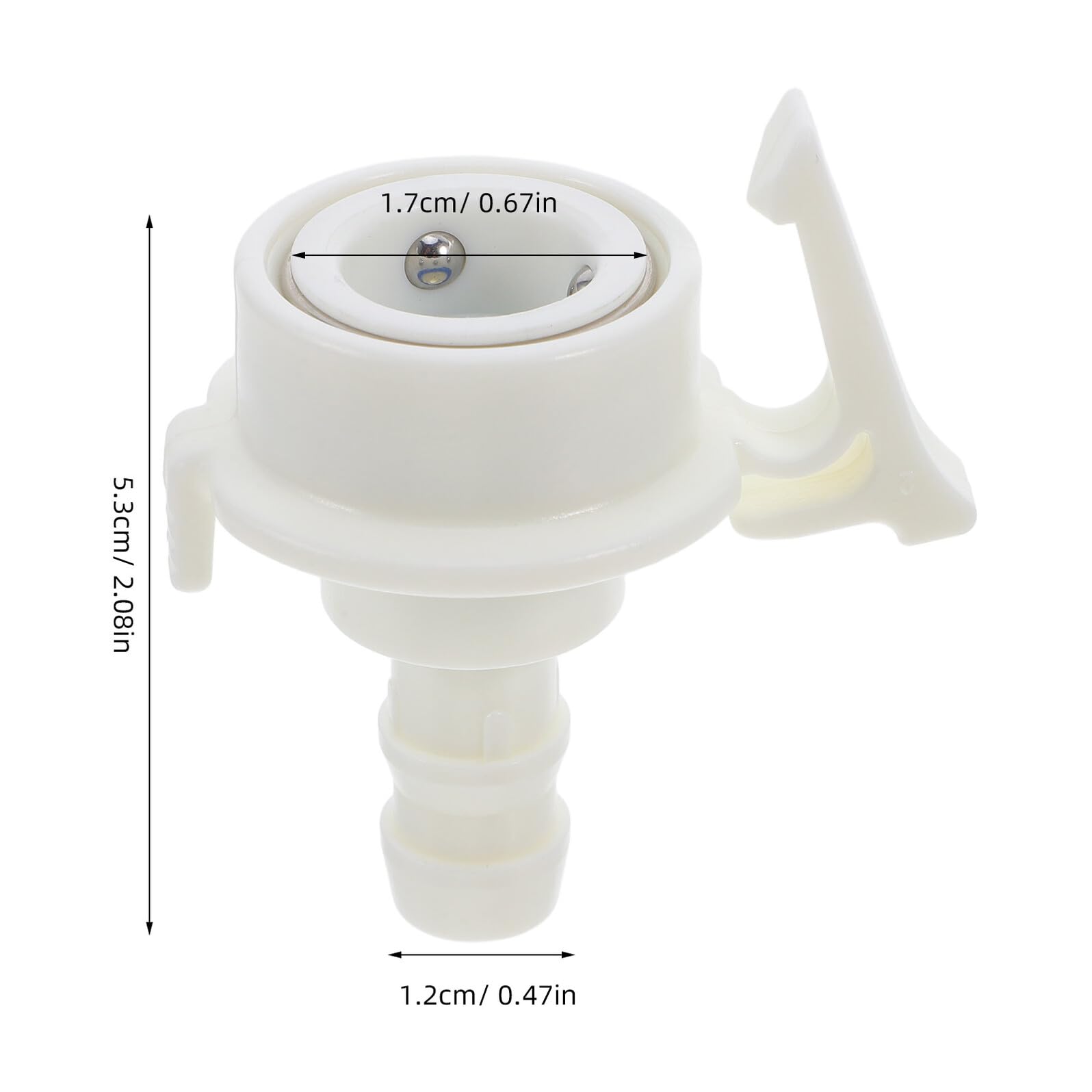 KOMBIUDA Adaptateur Raccord Tuyau Machine à Laver Diamètre Connecteur Robuste Étanche Extension Flexible pour Raccordement Eau Lave-linge
