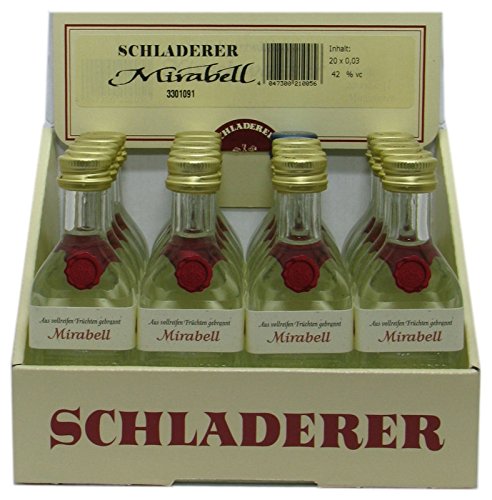 Preisvergleich Produktbild Schladerer Mirabell 20x0,03l Miniaturen