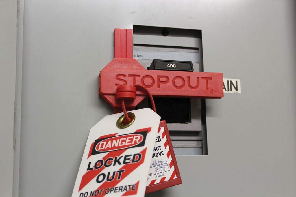 Accuform KDD280 Lockout Tagout/Security Devices Circuit Breaker Lockouts STOPOUT SLIDE 'N LOCK Slide n Lock
