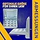 AUTOLIGHT 24 Klappbare LKW-Trittstufe aus verzinktem Stahlblech | 190 x 190 x 172 mm | Klapptritt Steighilfe für LKW, Anhänger, Wohnmobil, Transporter | Abrutschsicher & platzsparend | 1er Pack