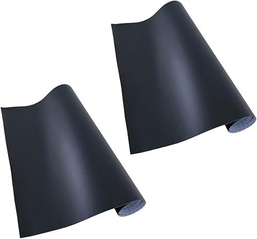 2 unids Pizarra Pegatina Pizarra Papel Negro Calcomanías de Pared Pizarrones para Niños Adhesivo Adhesivo Extraíble Pegatinas Pared Papel Papel