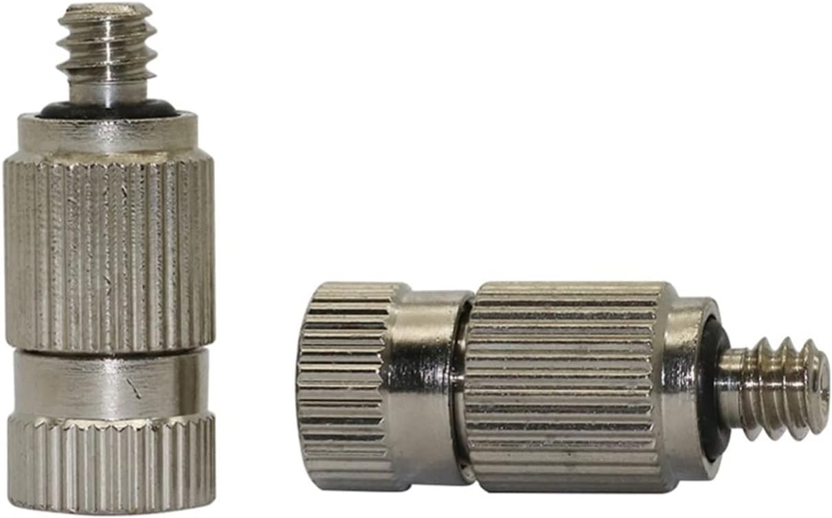 ガーデン芝生スプリンクラー灌漑システム 0.1~0.5mm 高圧噴霧ノズル、自動霧化ノズル、温室ガーデンダスト除去、冷却噴霧1(カラ