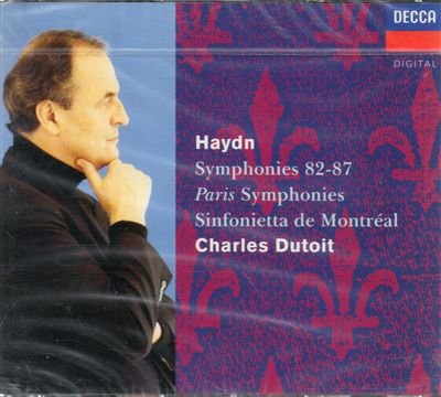 Symphonies 82-87 " Paris " [Audio CD] Haydn; Dutoit and Sinfonietta De Montreal