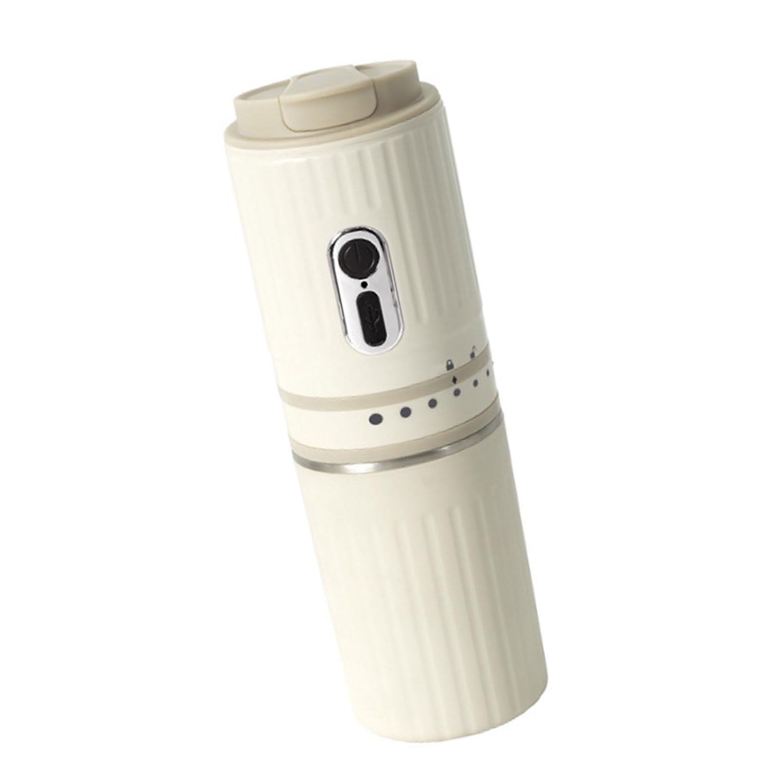 Jazuaiao Portable Coffee Maker Grind Electric Coffee Grinder for Beans Travel Maker for Camping Hiking Father Portable Grinder