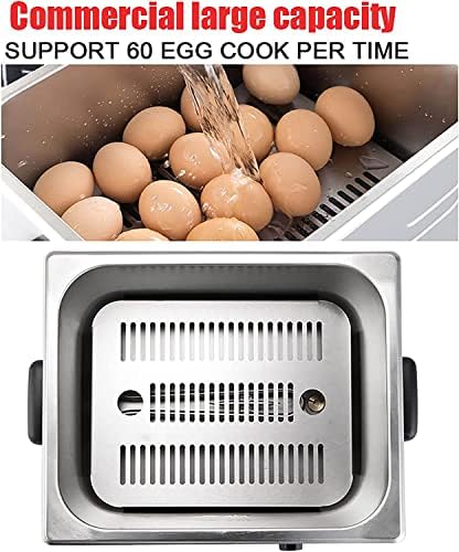 Durable Kitchen Electric Egg Cooker, Hot Spring Egg Cooker, Commercial Large Capacity Intelligent Automatic Half-Boiled Egg Soft-Boiled Egg Machine