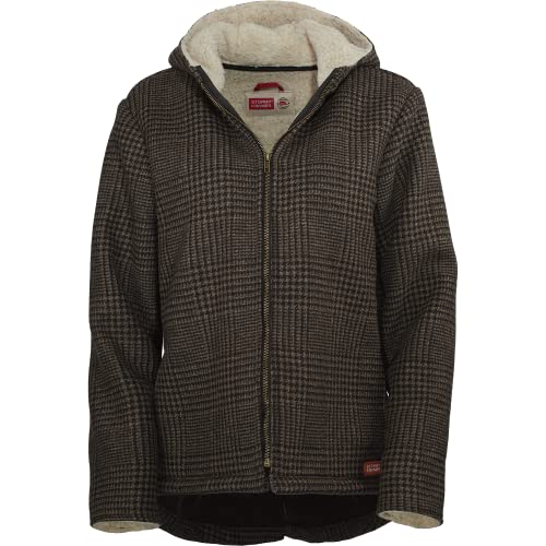 Stormy Kromer The Swallowtail Jacket, Sherpa-Lined Coat for Women, Winter Hooded Zip Up Jacket