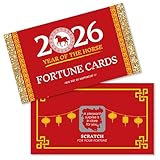 Chinese New Year - 2019 Year of The Pig Party Scratch Off Fortune Cards - 22 Count