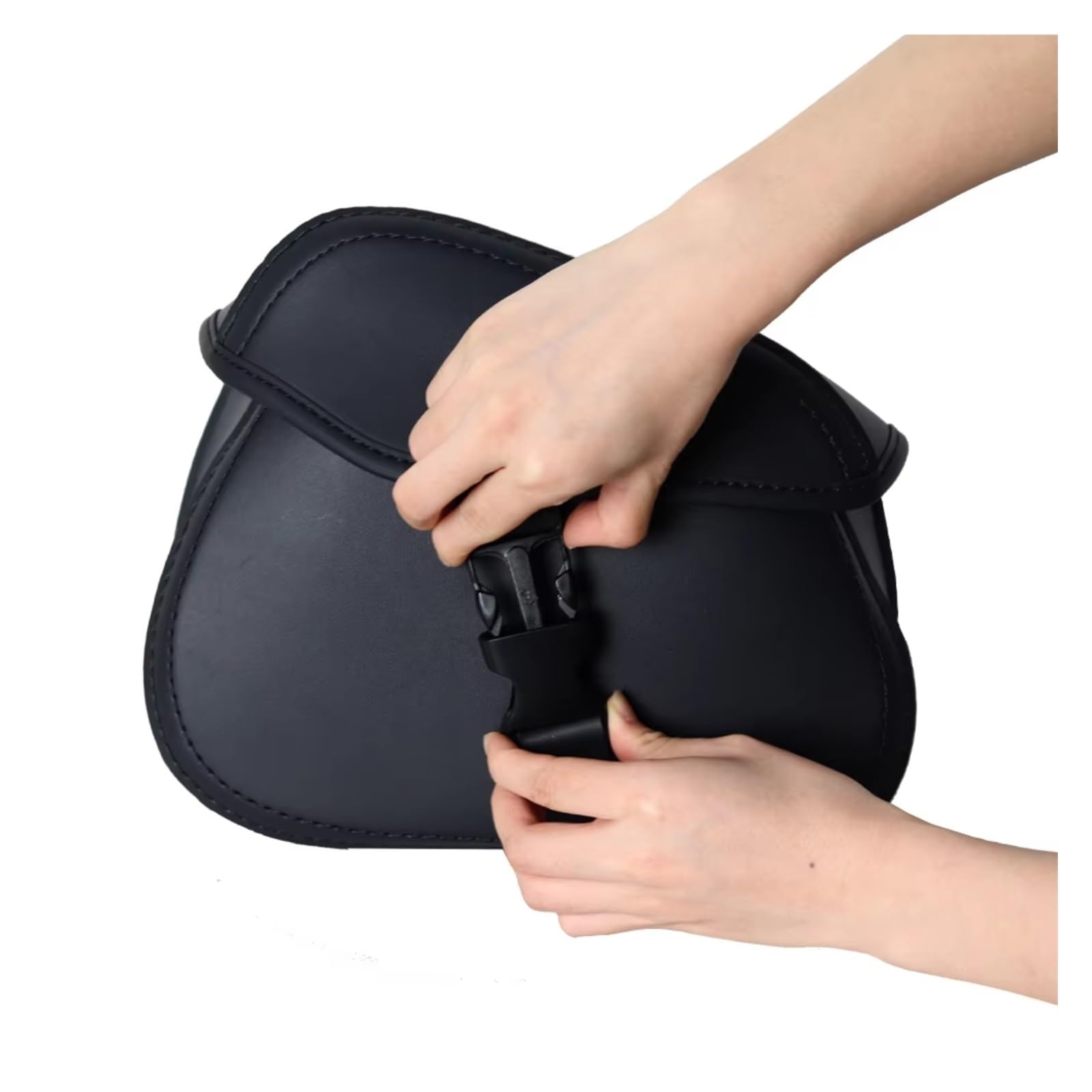 Compatibile Con Yamaha 2 Pezzi Borse Laterali Moto Nere Custodia Attrezzi Laterale In PU La Conservazione Dei Bagagli Borsa Per Delle Motociclette Sacche Moto