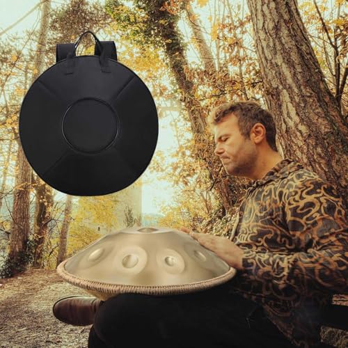 Handpan Drum Bag, Handpan Bag Handpan Case Cover Absorption Waterproof 22inch Backpack Oxford Cloth Protection Percussion Instruments Hand Drum Bag