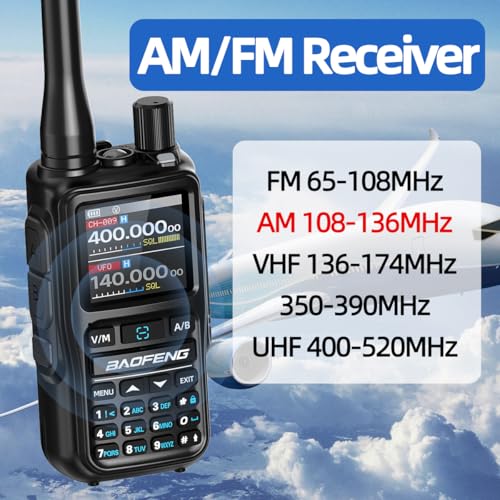 Image of BAOFENG Radio UV-5R MINI Ham Radio Handheld Walkie Talkies Long Rang UV5R | Rechargeable Emergency NOAA Weather VHF UHF Two Way Radio APP Programming Dual PTT for Camping Survival Gear,2 Pack
