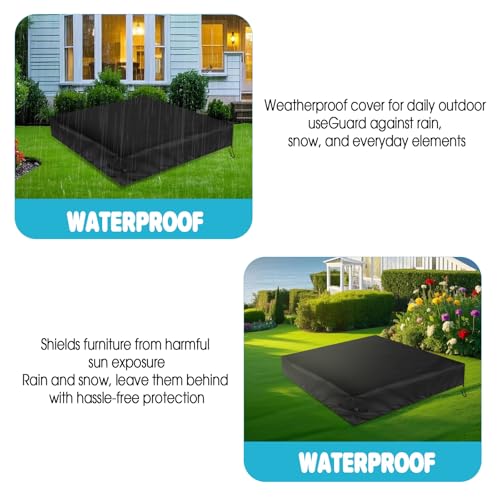 62% Off Waterproof Sandbox Cover - Heavy Duty Outdoor Protection - Image 5