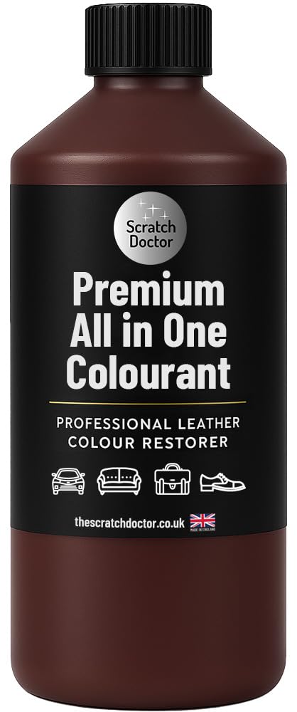 Scratch Doctor All in One Leather Colourant Self Seal Leather Dye Repair Paint for Furniture, Sofas, Car Seats (Cream, 250ml) — view 14