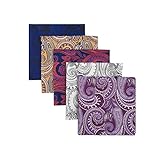 Estado: Nuevo VSDEXR 5 Piezas Coloridas Surtidas para Hombre Bolsillo Cuadrado Seda clásico pañuelo Conjunto Regalo Colorido (Color : A) (C)