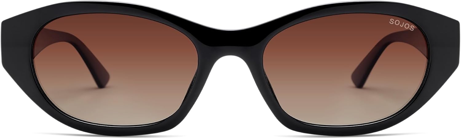 SOJOS Trendy Rectangle Polarized Sunglasses For Women Men Retro Sun Glasses Narrow Square 90s SJ2673 - Image 3