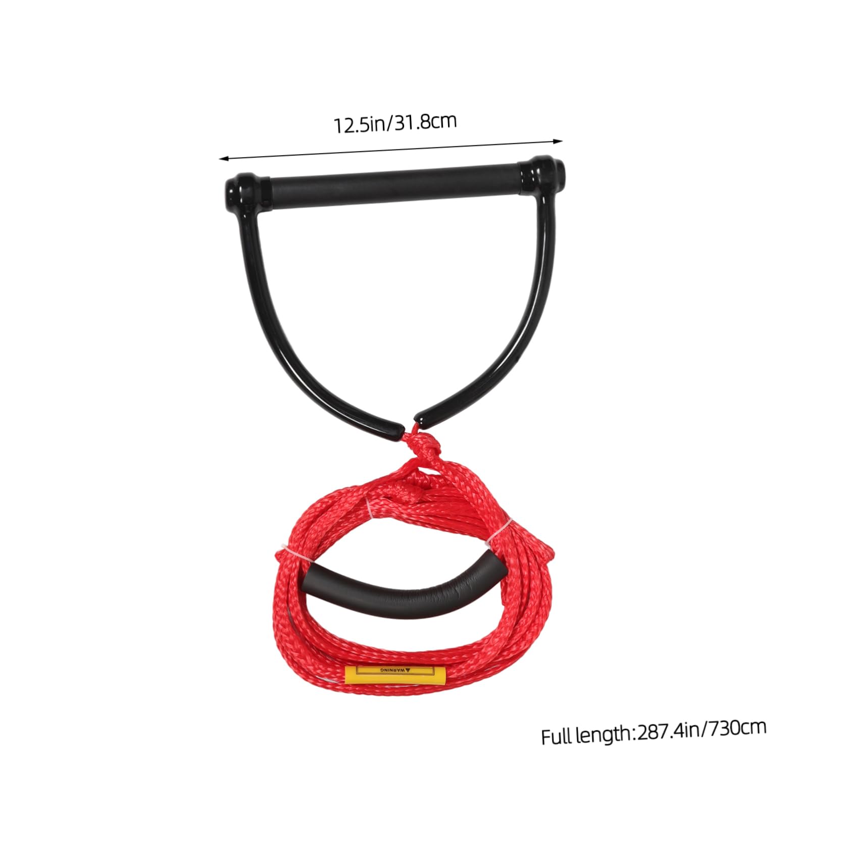 Abaodam Rope Water Sports Supply Knee Board Skiing Wear-Resist Rope Water Skiing Rope Water Skis Water Ski Strap Ski Ropes for Water Skiing Water Activity Rope Ski Tow Rope Red