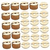【Facile à utiliser】: Ces boutons en bois permettent une attachement et une suppression sans effort de tricot, ce qui vous permet de changer facilement l'apparence de vos chapeaux avec différents