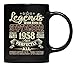 'Legend were Born in September 1958' 62 Year Old 62 urodziny kubek do kawy dla ojca i matki, dziadka, babci i przyjaciół prezenty