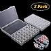 Sifang 28 Grids Diamond Painting Box, Diamond Embroidery Box, Storage Case for Diamond Painting Rhinestone Accessories (2pack)