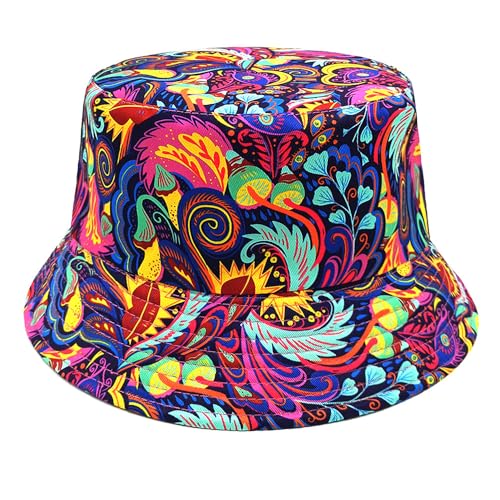 Image of Bucket Hat for Women Men,Travel Sun Beach Cap,Unisex Fishing Outdoor Boonie