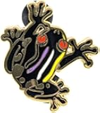Nonbinary Frog Pin | Nonbinary Pride Tree Frog Enamel Pin in Subtle LGBT+ Non Binary Flag Colors | Subtle Pride Jewelry | Gay Frog Pin