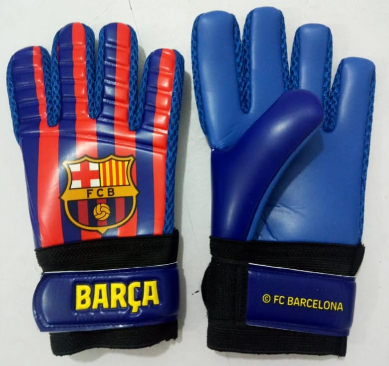 FCB Oficjalne Rękawice Bramkarskie dla Dzieci FC Barcelona (Rozmiar 3)