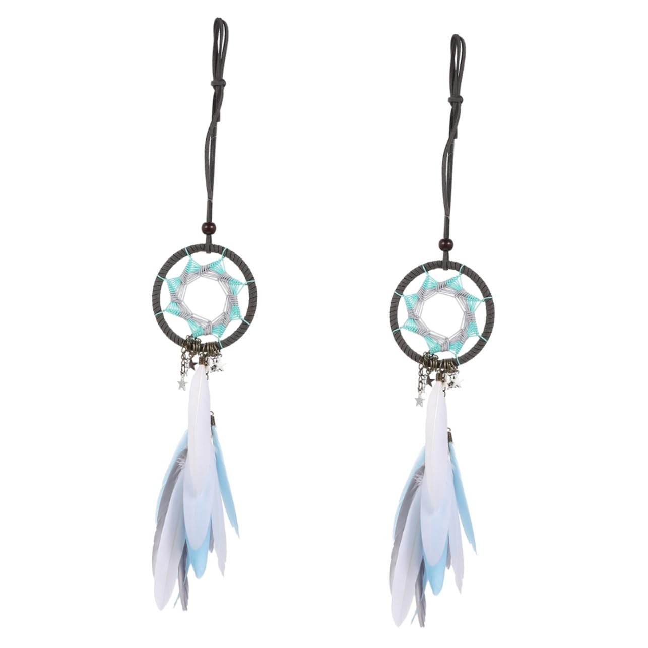 Atrapa sueños de pared en pack de 2 piezas hecho a mano para decoración boho