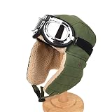 Cálido gorro de invierno: El gorro de trampero está forrado con piel sintética. Es agradable para la piel, transpirable, duradero, no abulta y mantiene la cabeza abrigada incluso en días gélidos. Este gorro de invierno te mantendrá abrigado en días húmedos y fríos.