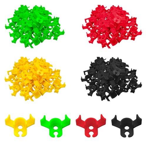 LJZP 200 Pack Plant Training Clips 90 Degrees Plant Stem Bender Low Stress Training Clips for Gardening Flowers Vegetables Branches