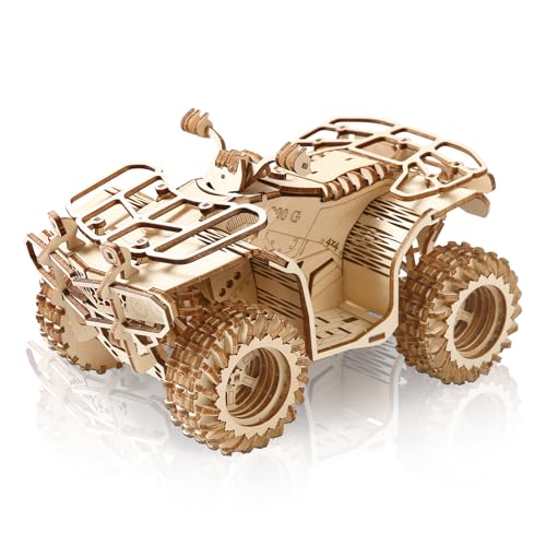 Comfoyar Puzzle 3D Voiture de Plage, Maquette en Bois a Construire Adulte, Bricolage de Construction...