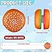 36 Pcs Hamburger Yo Yo Toys Bulk Plastic Yo Yo Toys Auto Return Entertaining Beginner Yo Yo with String for Kids Hamburger Yoyo Party Favors Holiday Goodie Bag Stuffers for Birthday Classroom Prizes
