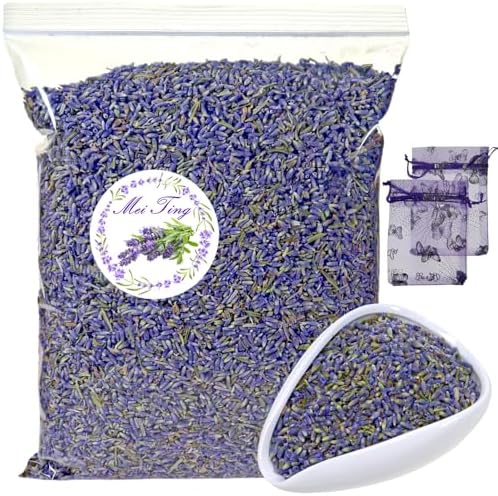 Mei Ting Dried Lavender Buds 100% Natural Lavender Super Blue Lavender Dried Buds 7oz /200g