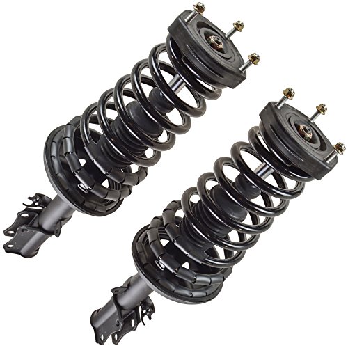 Image of TRQ Rear Driver and Passenger Side Strut and Spring Assembly Set Compatible with 02-03 Lexus ES300 02-03 Toyota Camry