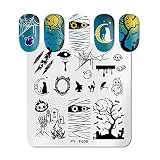 Generic Nail Art Stamping Plates Square Fashion Stamp DIY Image Halloween Template Print Manicure Sa