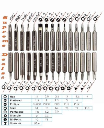 Image of 32 in 1 Interchangeble Multipurpose Mini Screwdriver Set Magnetic Slot Wrench Bits Repair Tools Kit Set Combination For Home Appliance, Laptop, Mobile, Computer