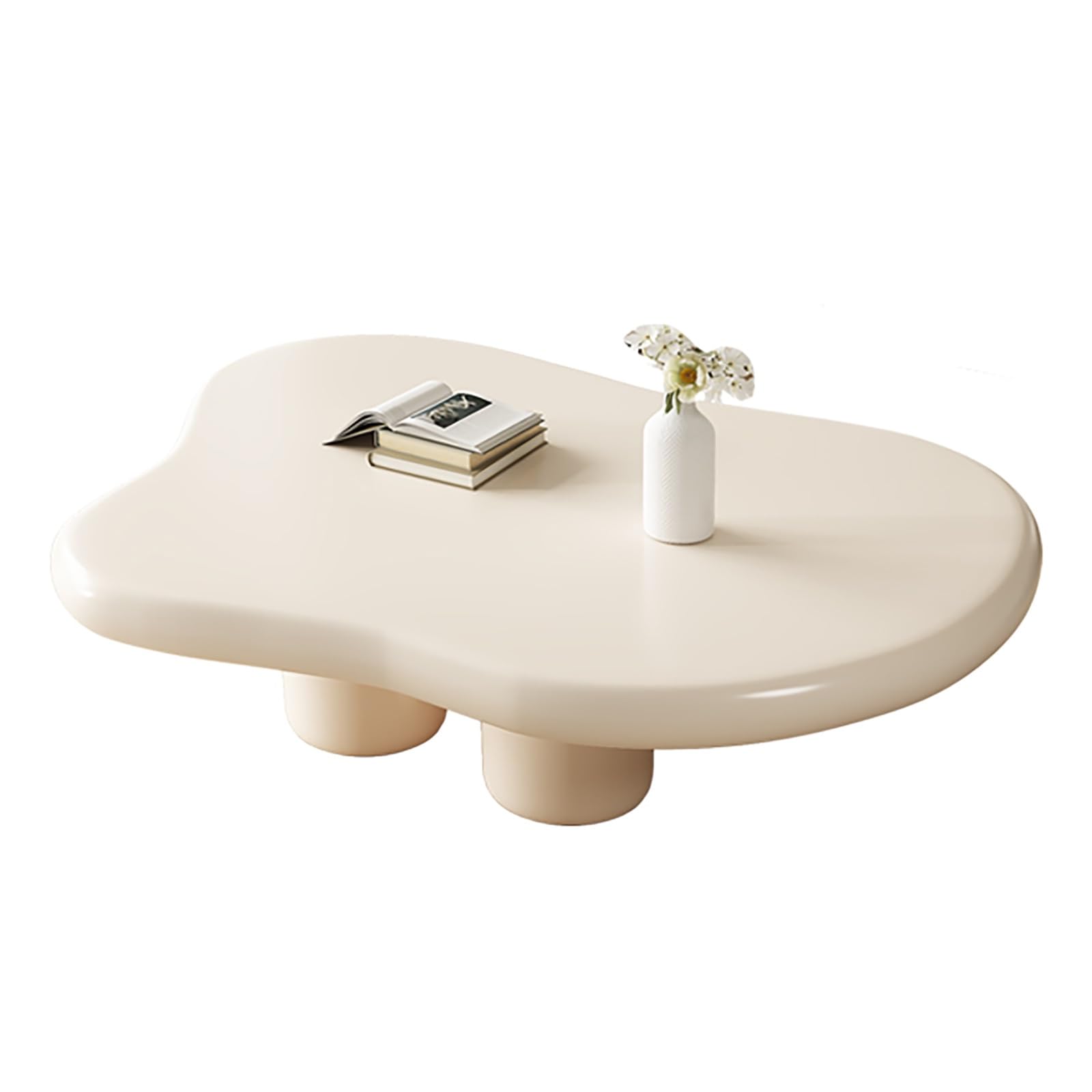 Amazon｜リビングルーム用クラウドコーヒーテーブル、不規則な形の