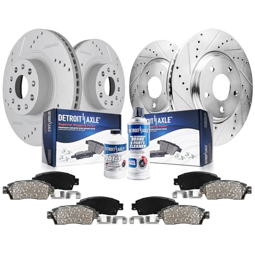 Copper Free Brake Information - 2023 Chevrolet Camaro 6 Detroit Axle - Brake Kit for 2016-2018 Chevrolet Camaro, Drilled and Slotted Disc Brake Rotors Ceramic Brakes Pads 2017 Replacement : 12.64' inch Front and 12.40' inch Rear Rotor